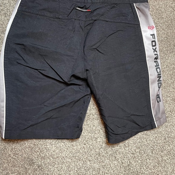 FoxRacing Riding shorts. Zipper fly with Velcro. Size 9. Black,white and grey. - Picture 3 of 6